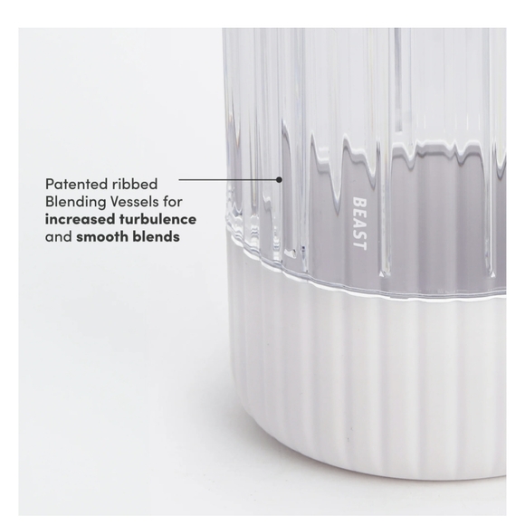 Beast Mini Blender 3 Pc Set - White - Picture 6 of 16